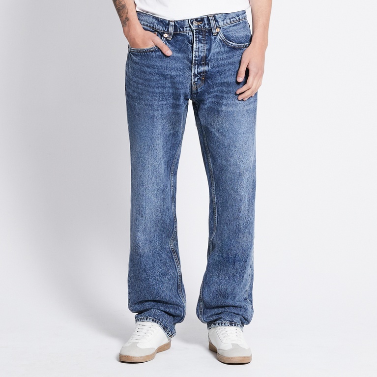 Relaxed straight jeans "Seattle" Blue Used